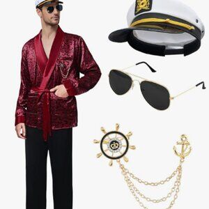 NWOT Hugh Hefner costume